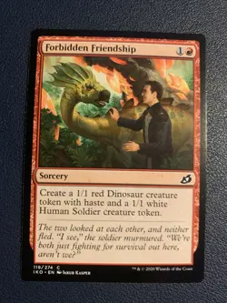 1x Forbidden Friendship - NM MTG - Ikoria: Lair of Behemoths - Image 1