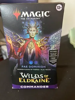 Preowned Magic The Gathering: commander Wilds Of Eldraine Fae dominion - Image 1