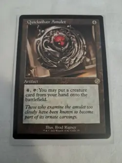Quicksilver Amulet | Retro Frame | BRO 45/63 | NM | MTG The Brothers’ War... - Image 1