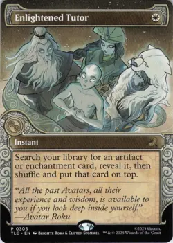 MTG Enlightened Tutor (Showcase) (305) | NM | Avatar: The Last Airbender {TLE} - Image 1