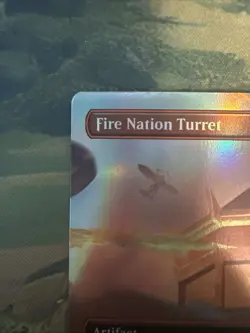 Fire Nation Turret (Borderless) Foil - Avatar: The Last Airbender Magic MTG NM - Image 5