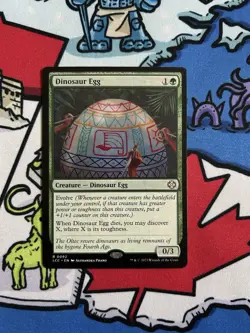 Dinosaur Egg x1 Mtg The Lost Caverns of Ixalan Commander - Image 1