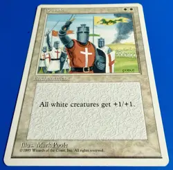 1 BANNED MTG Magic The Gathering Crusades | Fourth Edition 4ED | NM - Image 5
