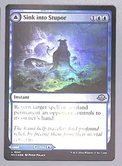 Sink into Stupor // Soporific Springs - Foil - 241 - Modern Horizons 3 (MH3) MTG - Image 1