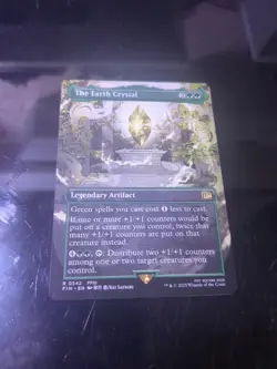 The Earth Crystal (Borderless) Final Fantasy Regular - Rare 0342 - (NM) - Image 1