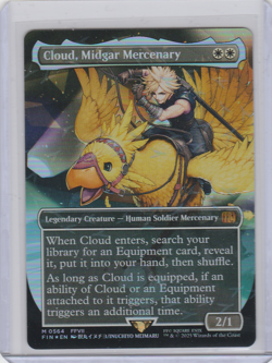 Cloud, Midgar Mercenary (Borderless) (Chocobo Track Foil) Final Fantasy Foil - Image 1
