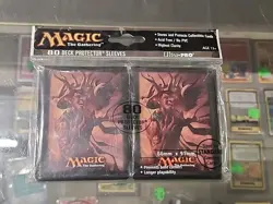 ULTRA PRO 80 MTG DECK PROTECTOR JOURNEY INTO NYX V2 XENAGOS GOD OF REVELS - Image 1