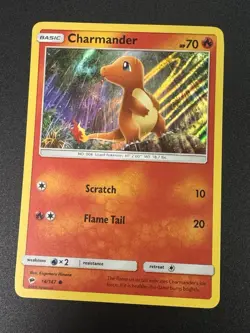 POKEMON TCG CHARMANDER 18/147 HOLOGRAPHIC BURNING SHADOWS - Image 1