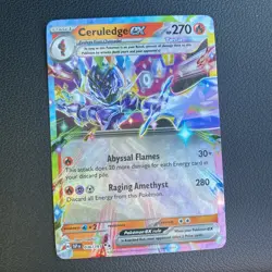 Pokemon TCG Ceruledge EX 036/191 Surging Sparks Double Rare Card (NM Condition) - Image 1