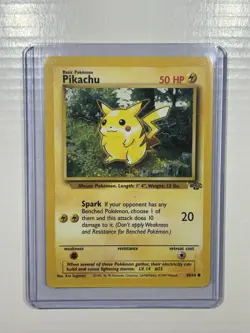 Pokemon Pikachu TCG Jungle Card 60/64 Regular Edition Common 1995 - Image 1