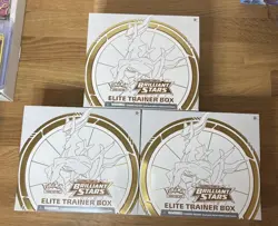 Pokemon SEALED 3x Brilliant Stars Elite Trainer Box (Good seal) 820650870125 - Image 1