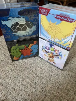 Pokemon TCG ETB Lot Sealed Paldea Evolved, Paradox Rift, Prismatic Evolutions - Image 3