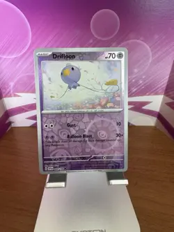 Pokemon TCG Scarlet & Violet Drifloon Reverse Holofoil 089/198 NM - Image 1