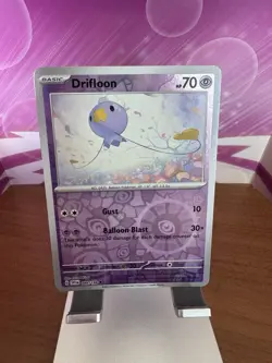 Pokemon TCG Scarlet & Violet Drifloon Reverse Holofoil 089/198 NM - Image 2