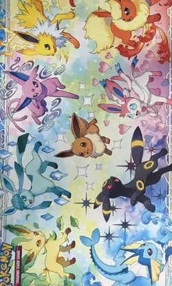 Pokemon TCG Super Prismatic Evolutions Play Mat SPC Super Premium - Image 1