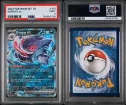 2024 Pokemon Temporal Forces Gengar ex #104 PSA 9 - Image 3