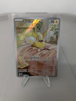Pokemon TCG Yamper 099/094 Phantasmal Flames Near Mint Pack Fresh - Image 1