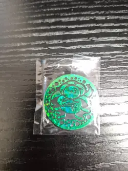 Pokemon TCG Japanese Gloom Green Plastic Coin New Sealed US Seller - Image 1