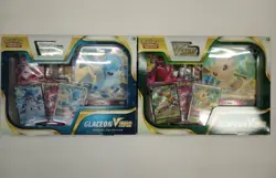Pokemon - Sword & Shield - Glaceon & Leafeon Vstar Collection Boxes Set - Image 1