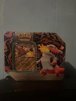 Pokemon TCG Paldea Partners Tin - Skeledirge Ex Sealed New! - Image 1