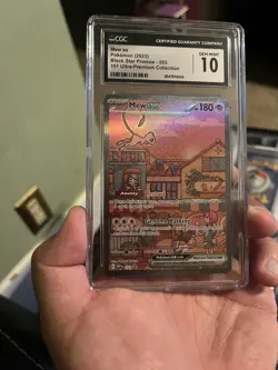 Pokemon English Mew ex Black Star Promo 151 UPC CGC GEM 10 - Image 1