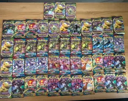 Pokemon Sword And Shield Booster Pack Lot Of 47 - Image 1
