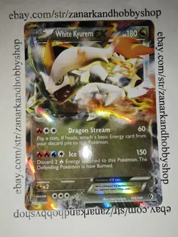 Pokemon White Kyurem EX 103/149 Boundaries Crossed LP - Image 2