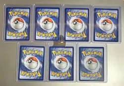 LOT OF 7 Pikachu 005/025 Full Art Pokemon Celebrations TCG PACK FRESH NM-LP - Image 2
