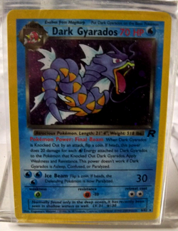 Dark Gyarados 8/82 Team Rocket - Pokemon TCG Prerelease Stamped Holo Rare NM/MT - Image 3