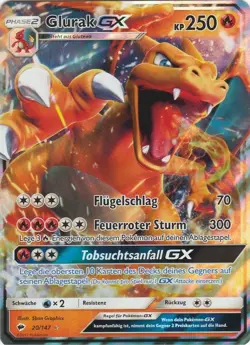 Glurak / Charizard GX BUS 20 - Burning Shadows - Pokemon TCG GER - Image 1