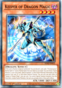 Keeper of Dragon Magic - SDAZ-EN015 - Common - 1st Edition - Yugioh - Image 1