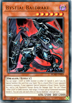 Bystial Baldrake - BLMR-EN069 - Ultra Rare - 1st Edition - Yugioh - Image 1