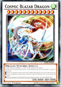 Cosmic Blazar Dragon - LED6-EN029 - Common - 1st Edition - Yugioh - Image 1