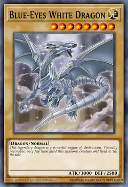 Yugioh RA04-EN108 - Blue-Eyes White Dragon V2 - Platinum Secret Rare - Image 1