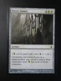 NORN'S ANNEX ARTIFACT CARD MTG MAGIC THE GATHERING 2011 LP EX+ - Image 1
