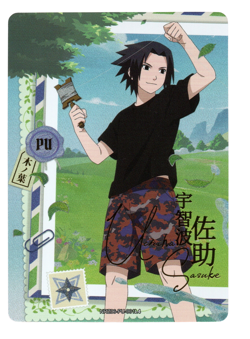 Sasuke Uchiha | NRZ06-PU-001L4 | Card/Carte Naruto Kayou Collection - Image 2