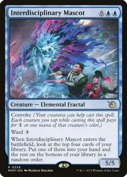 MTG #326 *RARE* Interdisciplinary Mascot March of the Machine MOM NM Card - Image 1