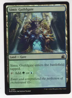 MTG Ravnica Remastered Foil Card #287 Simic Guildgate - Image 1