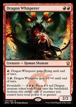 MTG - Dragon Whisperer, Dragons of Tarkir - Image 1