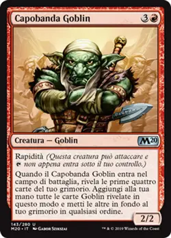 MTG GOBLIN RINGLEADER EXC - CAPOBANDA GOBLIN - M20 - MAGIC - Image 1