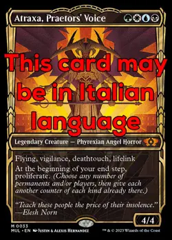 MTG ATRAXA, PRAETORS' VOICE 33 FOIL EXC - VOCE DEI PRETORI - MUL IT - MAGIC - Image 1