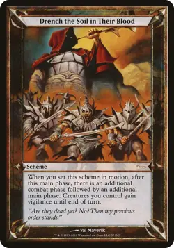 Drench the Soil in Their Blood (WPN) Promo NM Scheme Special MAGIC CARD ABUGames - Image 1