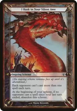 I Bask in Your Silent Awe Archenemy PLD Common MAGIC GATHERING CARD ABUGames - Image 1