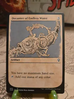 MTG Decanter of Endless Water Commander Legends Baldur's Gate Showcase Common NM - Image 1