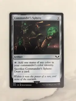 Commander's Sphere 234 Necrons MTG Magic Gathering Card NM Mint Warhammer 40K - Image 1