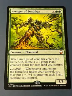 1x AVENGER OF ZENDIKAR - COmmander - MTG - Magic the Gathering - Image 1