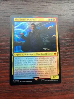 1x FOIL THE TENTH DOCTOR - Doctor Who - MTG - Magic the Gathering - Image 1
