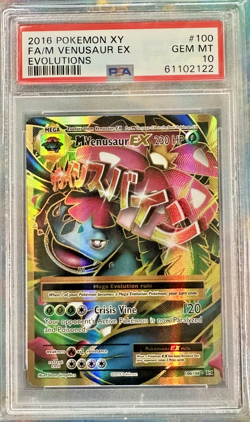 PSA 10 M Venusaur EX #100 FA - 2016 Pokemon XY Evolutions 100/108 - Image 1