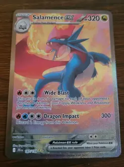 Salamence EX 187/159 Pokemon Journey Together SIR NM Pack Fresh - Image 1
