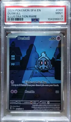 2024 Pokemon Duskull 68 SFA EN Illustration Rare PSA 9 Mint 🔥 - Image 3